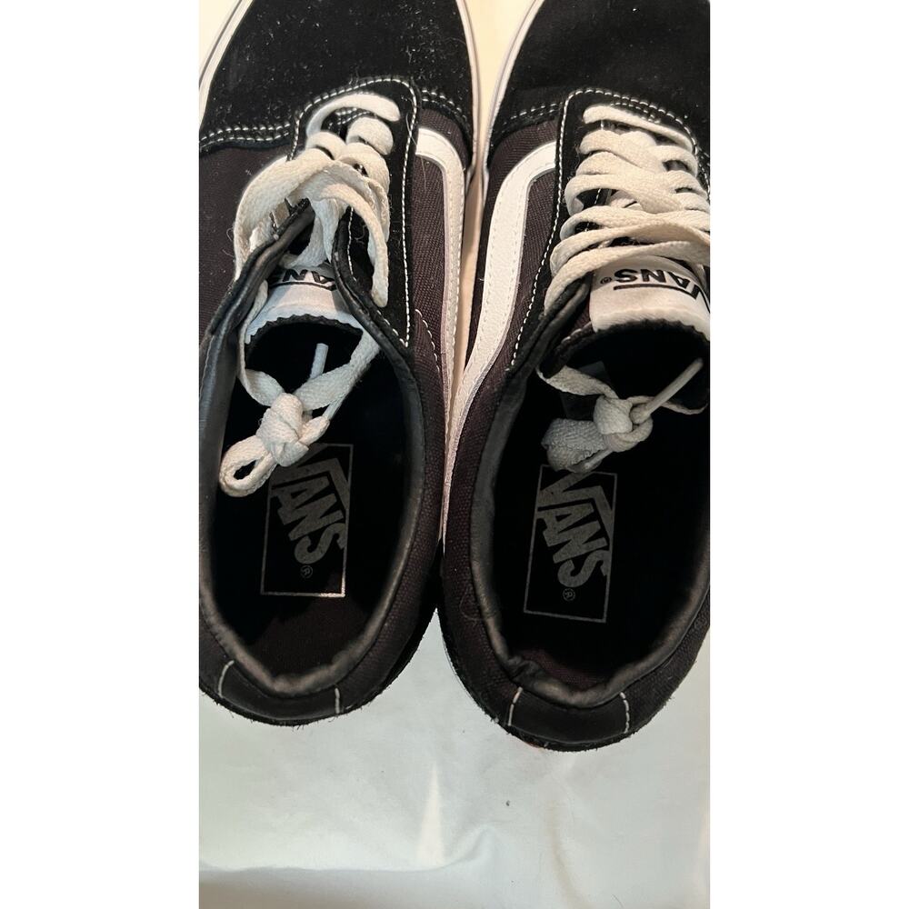 Vans Old Skool Black White Low Top Skate Shoes Men 7 Women 8.5 Classic - Picture 7 of 10